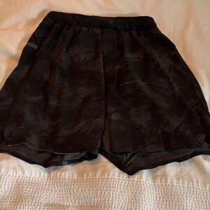 Lululemon Black Athletic Running Shorts
